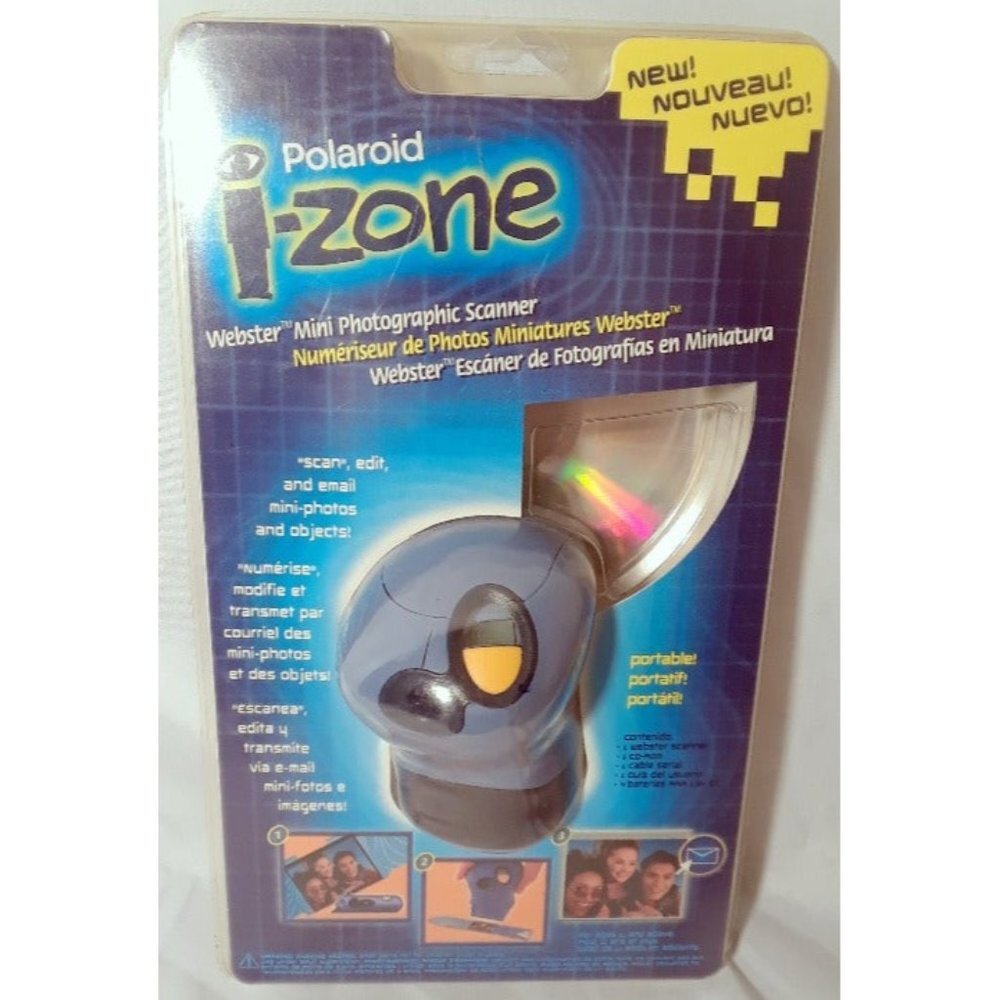 Polaroid i-zone Webster Mini Photographic Scanner (1999) Vtg